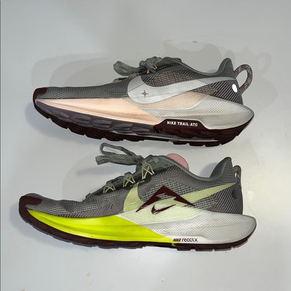 Nike Reactx Pegasus Trail 5, Sail/Crimson Tint/Jade Horizon - 9 - Picture 4 of 9